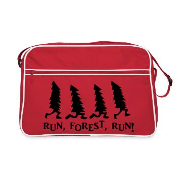 Run Forest Run - Retro Bag - red/white - Front