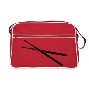 drums - Sac Retro - rouge/blanc - Devant