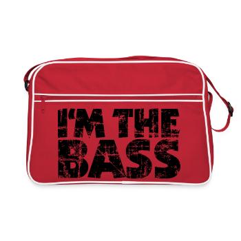 I'm the Bass Vintage Black (FR) - Sac Retro - rouge/blanc - Devant