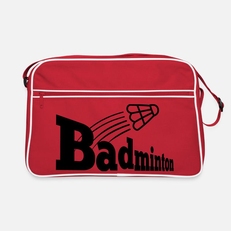 Bagminton-Perspektive mit Shuttle Retro Tasche