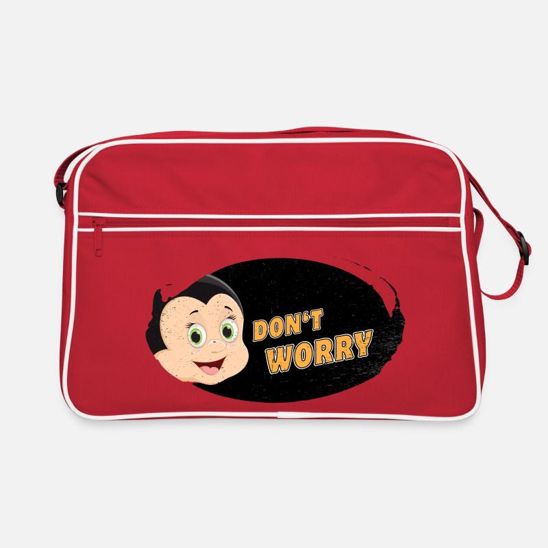 Dont worry be happy with Comic Retro Tasche