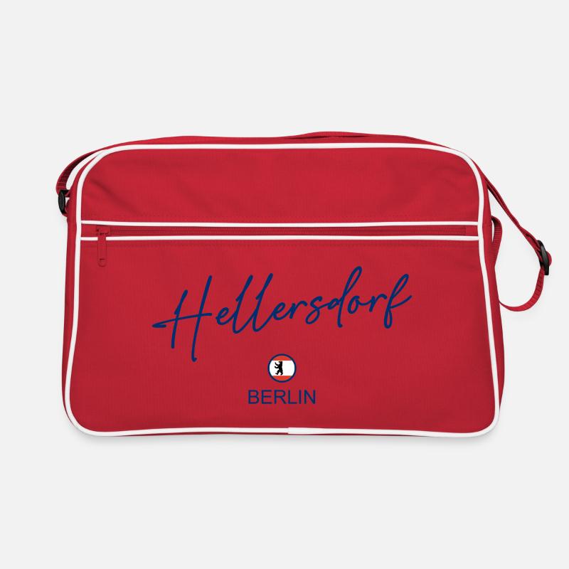 Hellersdorf - Berlin Flag - Berlin Bear Retro Bag