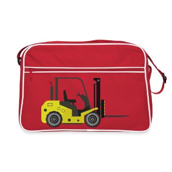 Forklift - Retro Bag - red/white - Front