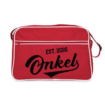 Uncle 2026 Anniversary Godfather Favorite Uncle - Retro Bag - red/white - Front