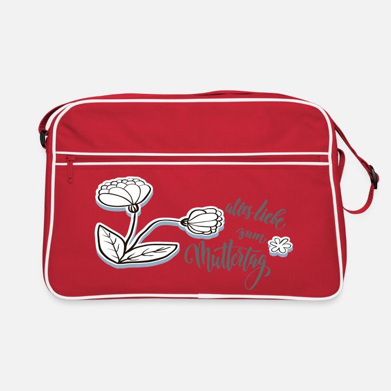 Blumen zum Muttertag Retro Tasche