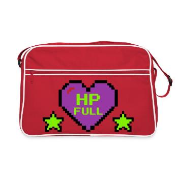 HP Full Pixel Heart Logo - Sac Retro - rouge/blanc - Devant