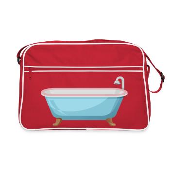 Bath tub - Retro Bag - red/white - Front