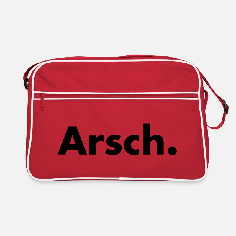 Arsch. Retro Tasche