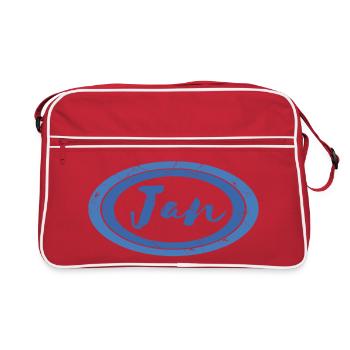 Jan | ovale - Sac Retro - rouge/blanc - Devant