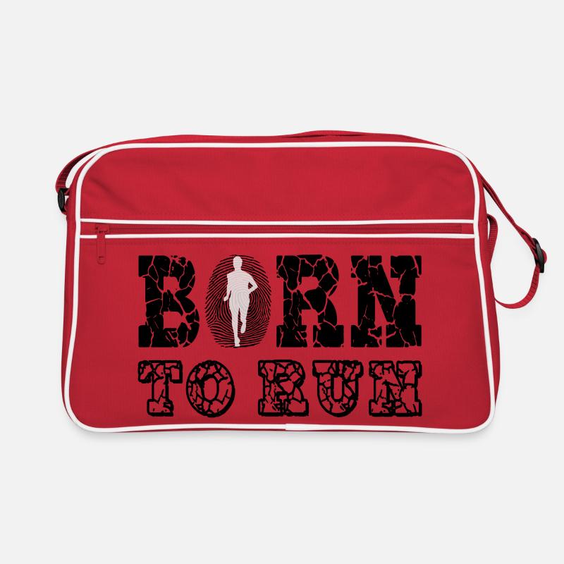 Runner - Retro Tasche - Rot/Weiß