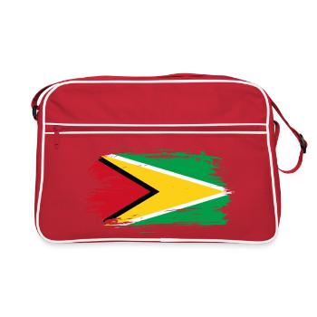 guiana flag - Retro Bag - red/white - Front