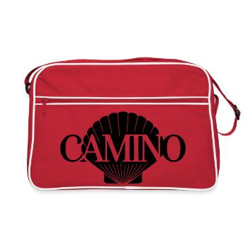 Coquille de Camino - Sac Retro - rouge/blanc - Devant