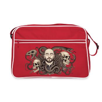 THE DAMNED #5 - dark hell - Retro Bag - red/white - Front