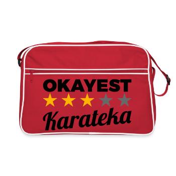 Funny Karateka - Retro Bag - red/white - Front