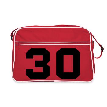 30 - Retro Bag - red/white - Front