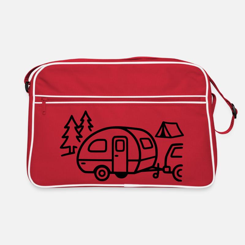 Camping caravan Camping Vacances en camping-car Sac Retro