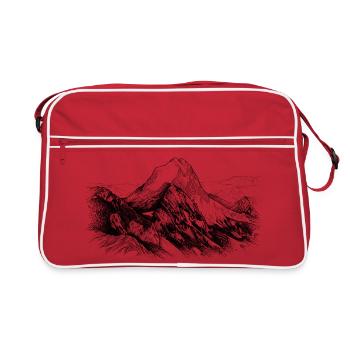 Lugau Silhouette | Cervin de Styrie | - Sac Retro - rouge/blanc - Devant