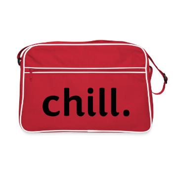 Détends-toi. - Sac Retro - rouge/blanc - Devant