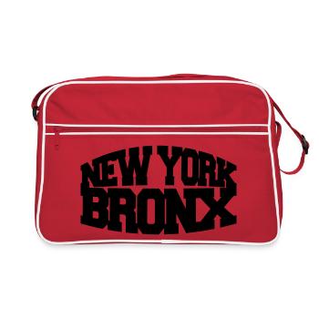 Bronx à New York - Sac Retro - rouge/blanc - Devant