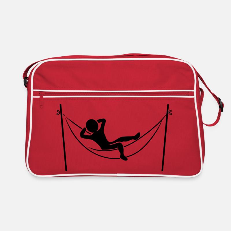 Entspannt in der Hängematte Retro Tasche