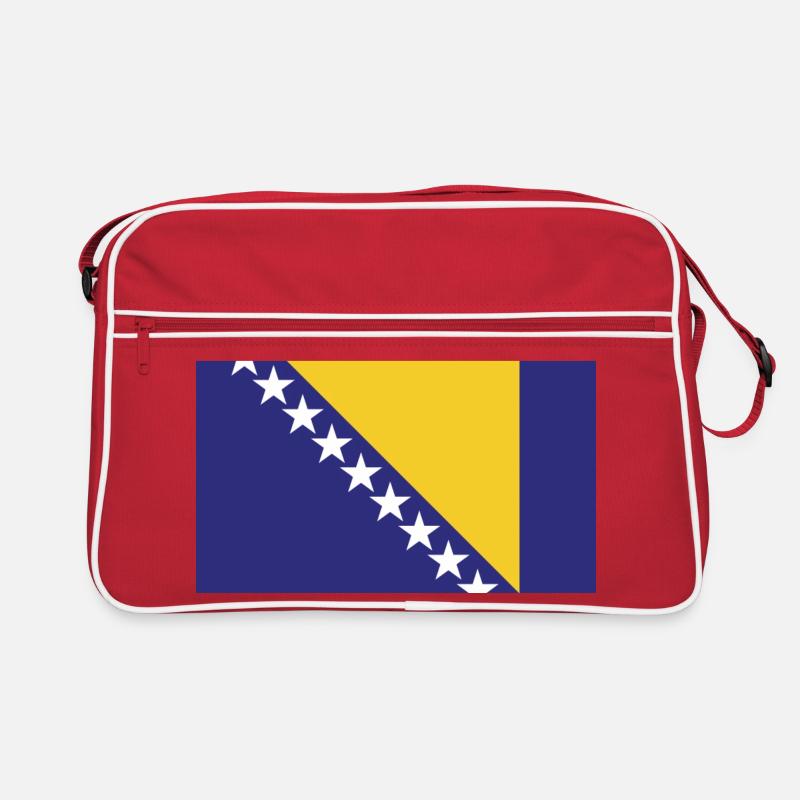 Drapeau H de Bosnie Sac Retro