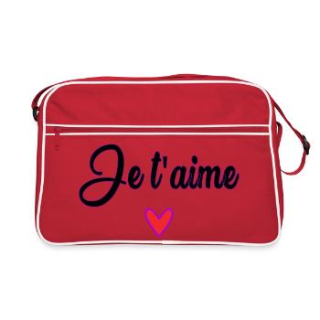 MAMA. MUTTERTAG. SCHÖNEN MUTTERTAG - Retro Tasche - Rot/Weiß - Vorne