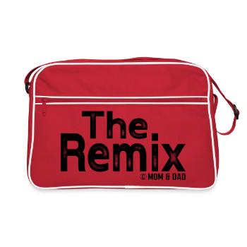 The Remix by mom & dad – Funny children's design - Retro Bag - red/white - Front