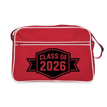 Class of 2026 - Retro Bag - red/white - Front