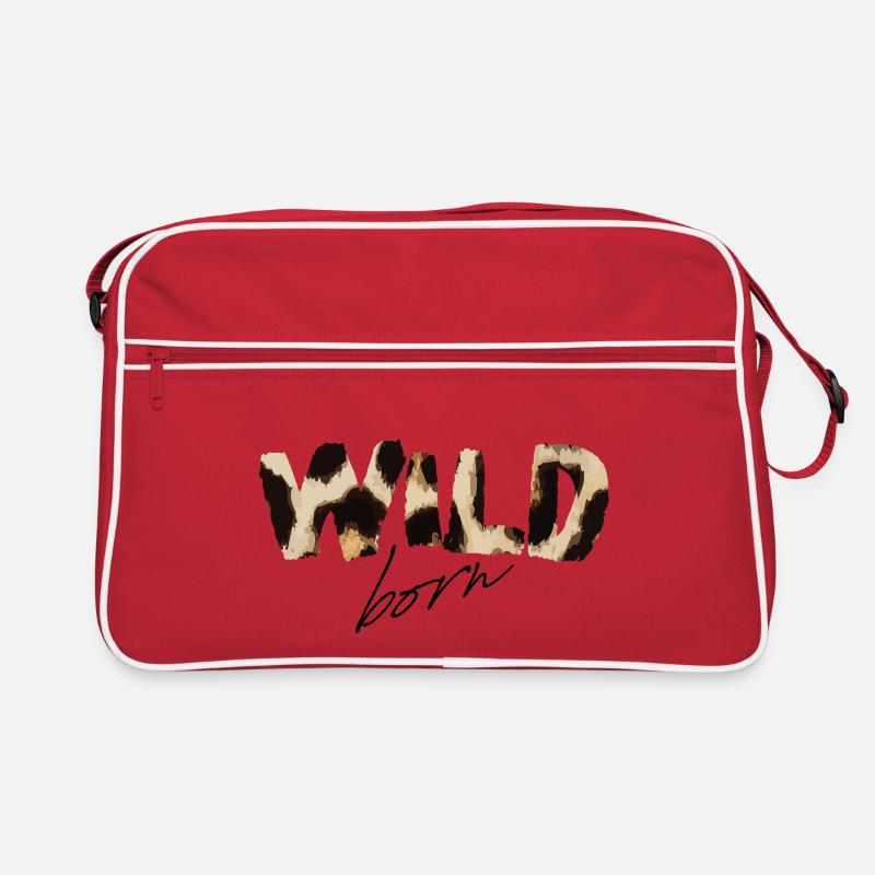 Wild Born Imprimé léopard Sac Retro