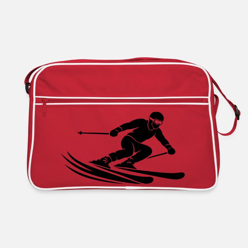 Ski Silhouette Sac Retro