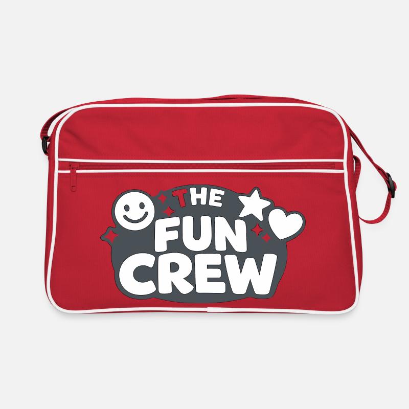 The Fun Crew Bold Typography Retro Bag