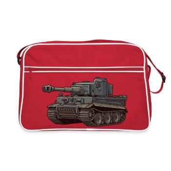 Panzer Tiger I - Le Tigre de la Maison Pure RCCX - Sac Retro - rouge/blanc - Devant