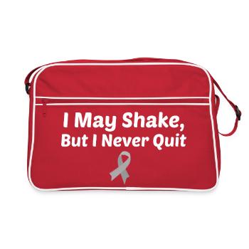 I may shake but I never quit - Sac Retro - rouge/blanc - Devant