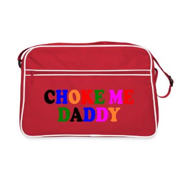 Choke me daddy - Sac Retro - rouge/blanc - Devant