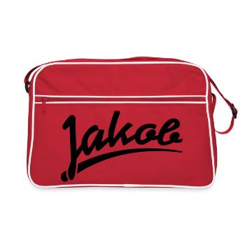 jakob | Jakob - Sac Retro - rouge/blanc - Devant