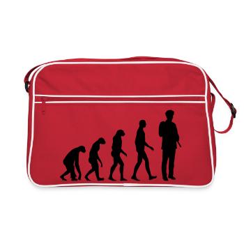 Police - Policeman - Cop - Policier - Polizei - Retro Bag - red/white - Front