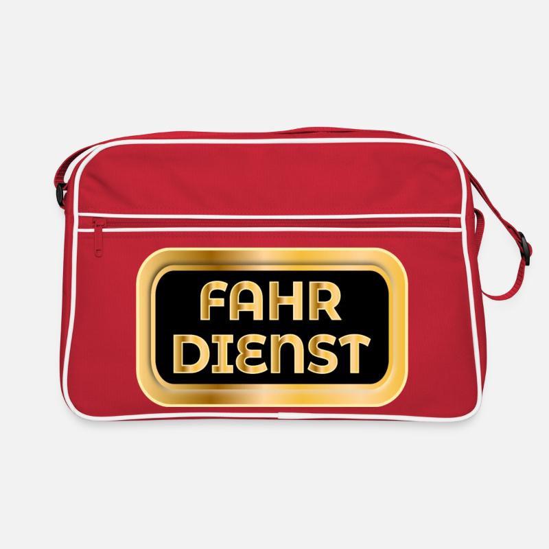 FAHRDIENST TRANSPORT Retro Tasche