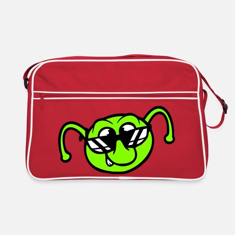 Caterpillar Sunglasses Cool Smile Cheeky Fun Comic Retro Bag