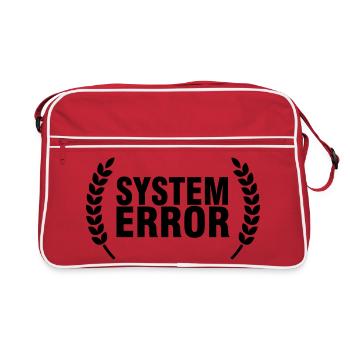 System failure - Retro Bag - red/white - Front