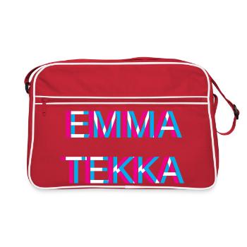 Hardtekk Tekk - Retro Bag - red/white - Front