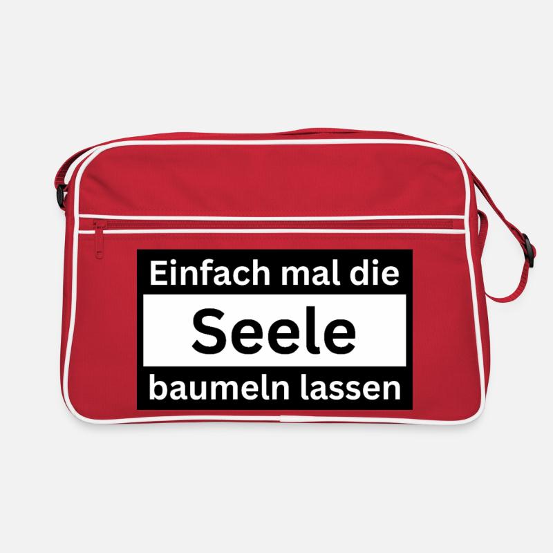 Einfach_mal_die_Seele_baumeln Retro Tasche