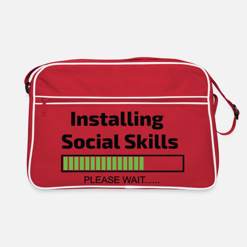 computer installing social skills programmer Retro Bag