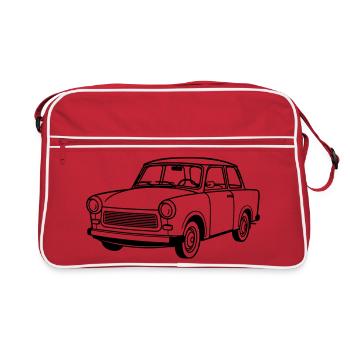 Trabi 601 Coupé - Retro Bag - red/white - Front
