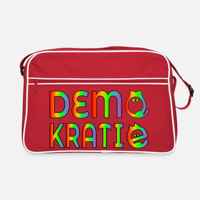 DIVERSITY CATS DEMOCRACY Retro Bag
