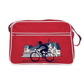Cycliste - Sac Retro - rouge/blanc - Devant