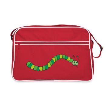 caterpillar - Retro Bag - red/white - Front