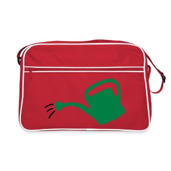 Watering Can - Retro Bag - red/white - Front