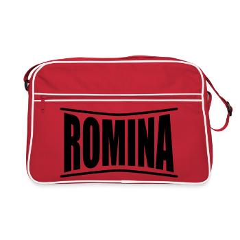 Romina t-shirt t-shirt gift idea - Retro Bag - red/white - Front