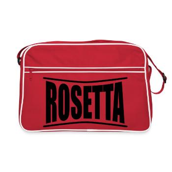 Tee shirt idée cadeau t-shirt Rosetta - Sac Retro - rouge/blanc - Devant
