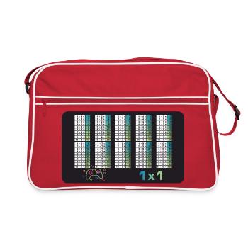 Manette de jeu - Petite 1x1 - Math - Sac Retro - rouge/blanc - Devant